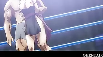 Anime babe gets fucked by a hung warrior