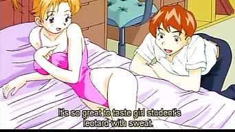 Sexy Hentai gymnast seducing her coach
