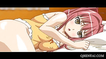 Anime best friends sharing monster cock