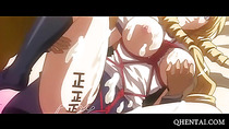 Clipped tits Hentai teen fucked to orgasm