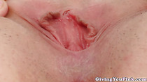 Solo babe fucking a cucumber