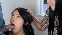 Hot Asians Cindy Starfall and Marica Hase 3some sex