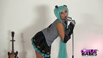 Not sure what volcaloid is but see it everywhere? well this is one version you have not seen! This voice synthesizer character has taken the otaku world by storm, she is sexy and cute and you want to see her naked right? of course!
