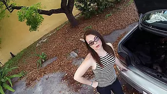 Beautiful woman wants to pawn her firearms and ends up fucked