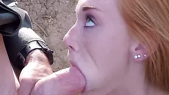 Redhead Gets Fucked At The Border