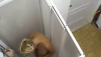 Spycam Catches Blondes In The Shower