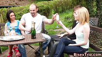 Bi group fuck cum dump