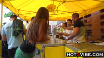Big Cock Emilio Fucks Amirah In Public