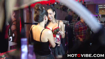 Spanish Lesbian Eurobabes Finger In Public