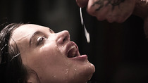 Gia Paige is close to tears while brutally DP'ed!