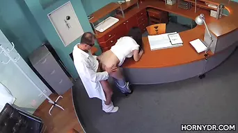 Patient hungry for her doctor's cock