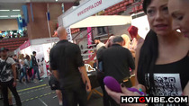 Spanish Dominatrix In Public