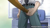 Big stick in anime school girls ass