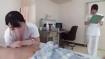 Sexy Japanese Nurses Takes Care Pacients Sex Needs
