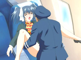 Cute hentai coed fucked with pilot in the plane - vikiporn.com