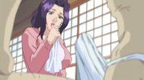 Japanese hentai babe with juicy boobs handjob a bigcock