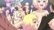 Hentai girls group party sex in the public