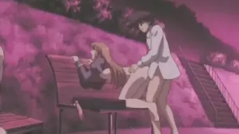 Anime babes fucked after masturbating
