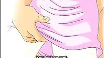 Bondage Japanese housewife hentai dildoed ass and pussy in the public show