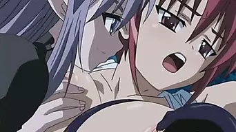 Cute hentai caught and drilled by tentacles girl