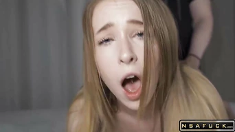 THE HARDEST ORGASM OF HER LIFE Pretty Teen ROUGH Fucked to Multiple Screaming Orgasms