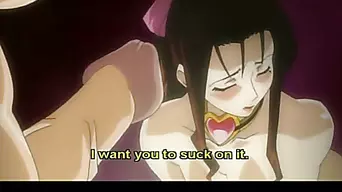 Bondage hentai with bigboobs oralsex and tittyfucked by shemale anime