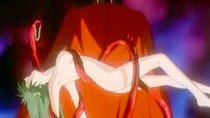 Cute hentai caught and poked by demon monster