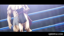 Hentai babe gets fucked by a hung warrior