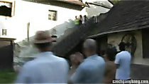 CZECH GANG BANG PARTY AT MILL
