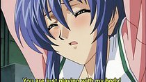 Roped hentai schoolgirl gets shoved dildo into her wetpussy