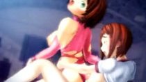 Cute hentai shemale bareback fucked
