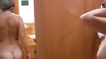 Russian mature women fucks in the pool