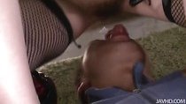 Yuu Hinouchi grinds her pussy and then has her pussy banged in an orgy