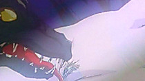 Cute hentai gets licked her pussy by lizard monster