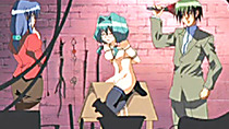 Cute hentai gets chained and whipped hard