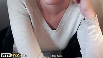 Real public sex with a stunning brunette