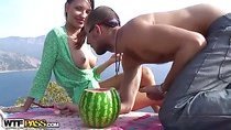 Amateur fuck high in the mountains