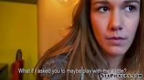 Slim euro sweetheart Denise Sky fucked