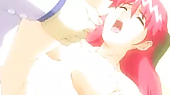 Redhead hentai chained and hard assfucked