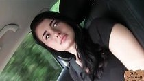 Gorgeous amateur needs a ride and reveals an incredible set of boobs