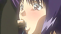 Bondage hentai sucking dick and swallowing cum