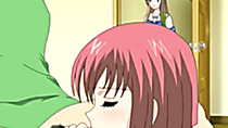 Hentai coed watching her friend sucking dick and swallowing cum
