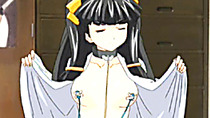 Chains hentai dildoing tits and wetpussy