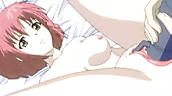 Hentai girl gets shoved vibrator in her pink wetpussy