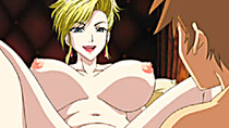 Bigboobs hentai blonde hot riding stiff dick