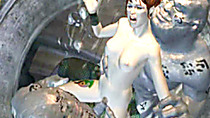 3D hentai gangbanged hard by monsters