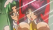 Busty hentai shemale hardcore sex and jerked