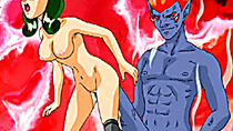 Cute hentai hot wetpussy monster fucked