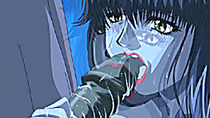 Hentai girl sucking big black cock and facial cum