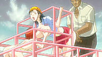 Busty hentai threesome doggystyle fucked